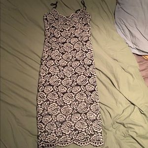 Black and white dress